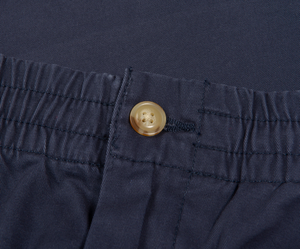 Ralph Lauren Navy Drawstring Chino Shorts
