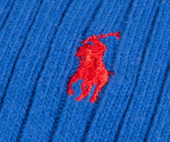 Polo Ralph Lauren Royal Blue Ribbed Socks