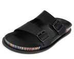 Paul Smith Black Sandals With Stripe Detail