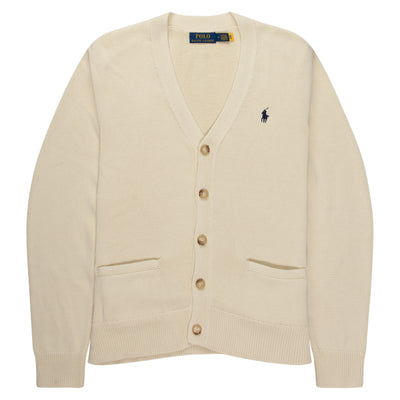 Polo Ralph Lauren Knitted Chunky Cardigan Cream