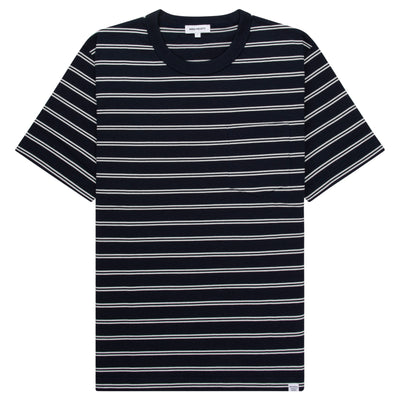 Norse Projects Holger Navy Sailor Stripe T-Shirt