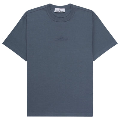 Stone Island 2100025 Blue Cotton T-Shirt