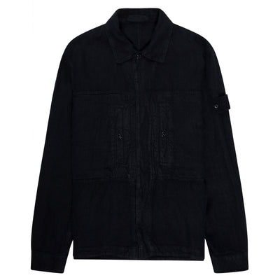 Stone island Ghost Diagonal Navy Linen jacket