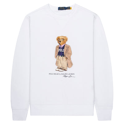 Polo Ralph Lauren White Teddy Bear Sweater
