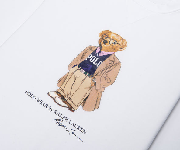 Polo Ralph Lauren White Teddy Bear Sweater