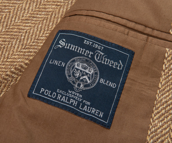 Polo Ralph Lauren Caramel The RL67 Herringbone Blazer