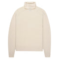 BOSS C-Evento Ribbed Roll Neck Ecru