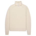 BOSS C-Evento Ribbed Roll Neck Ecru