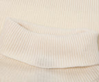 BOSS C-Evento Ribbed Roll Neck Ecru