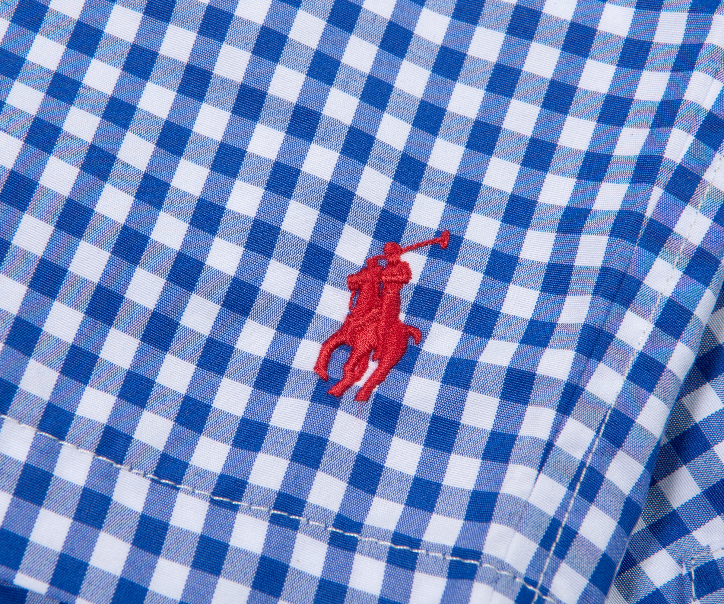 Ralph Lauren Ralph Lauren Gingham Check Swim Short Blue/White