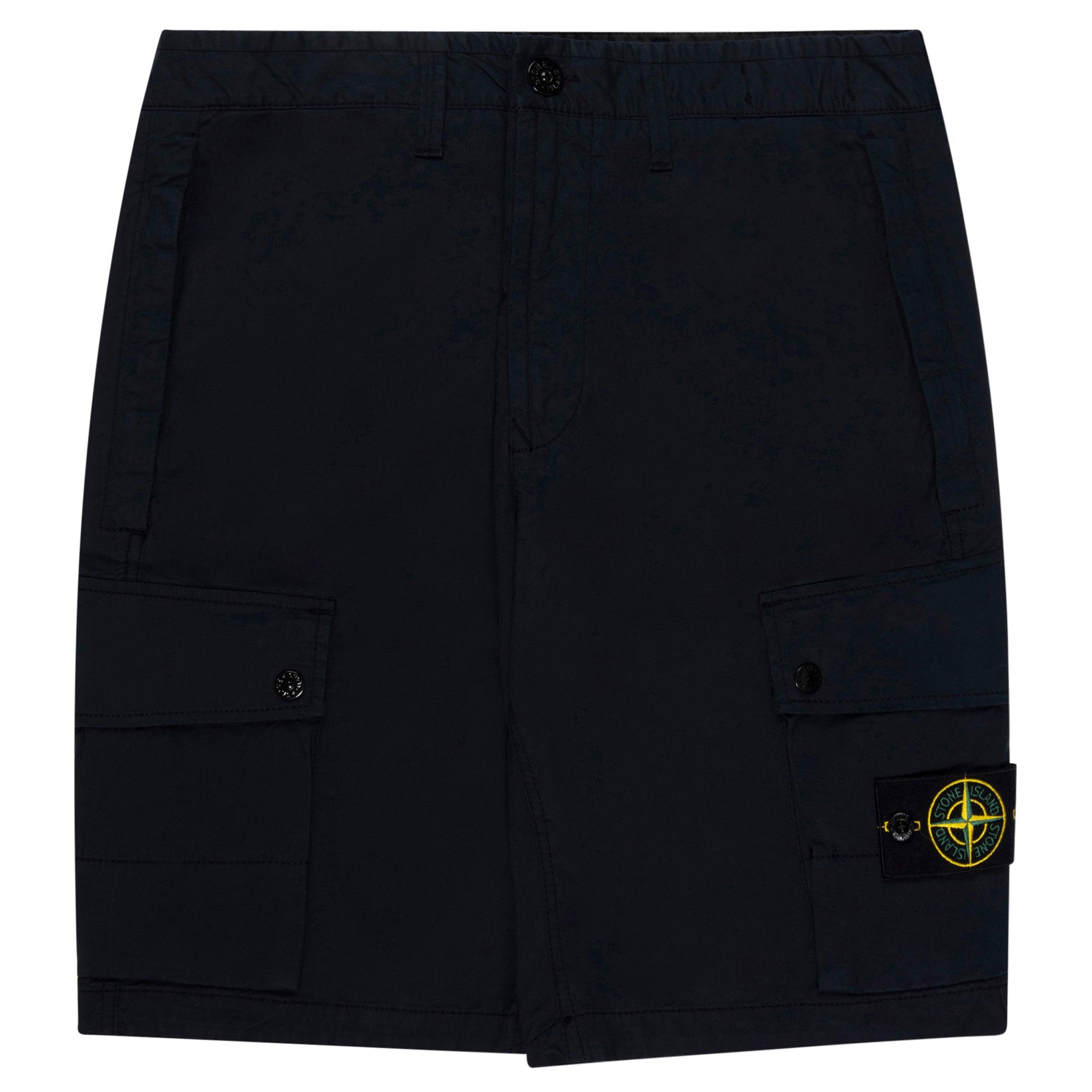 Stone Island Bermuda Cargo Shorts Navy