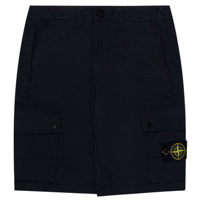 Stone Island Bermuda Cargo Shorts Navy