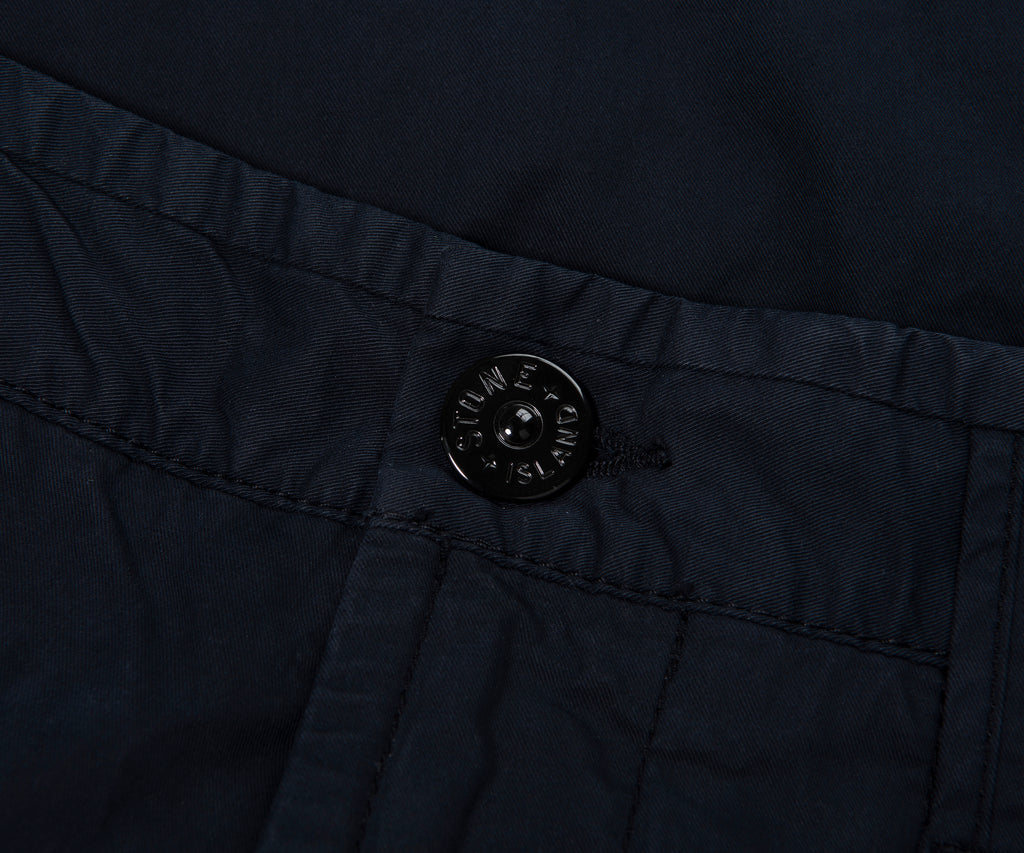 Stone Island Bermuda Cargo Shorts Navy