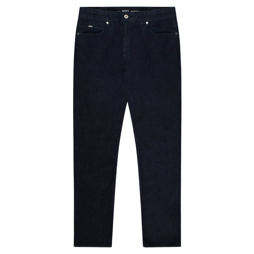 BOSS H-Delaware Egyptian Cotton Jeans Dark Blue