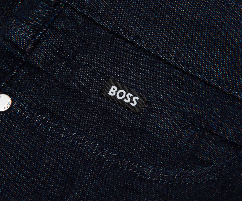 BOSS H-Delaware Egyptian Cotton Jeans Dark Blue