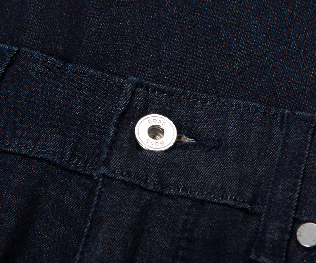 BOSS H-Delaware Egyptian Cotton Jeans Dark Blue