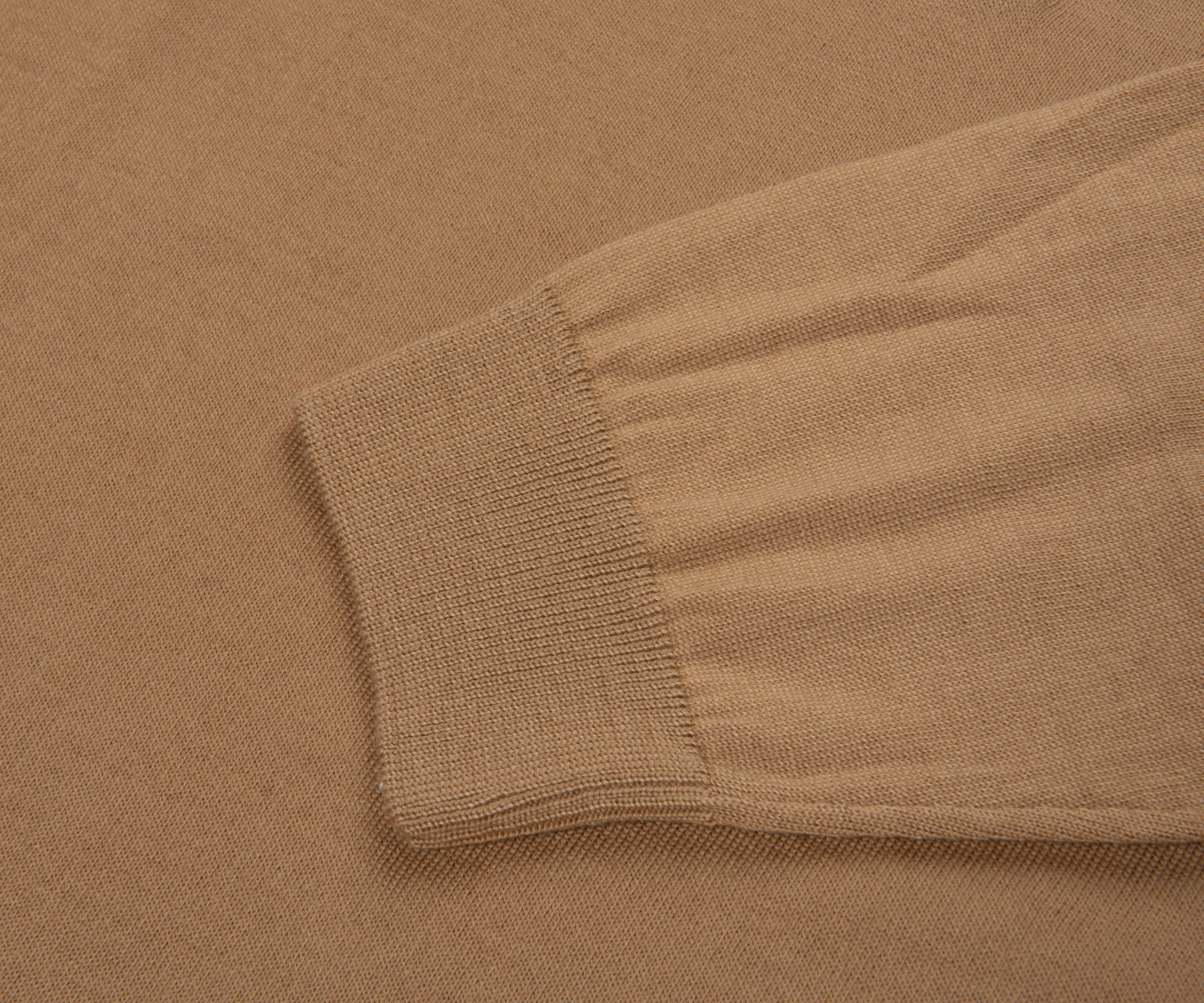 BOSS Lancione LS Wool Polo Medium Beige