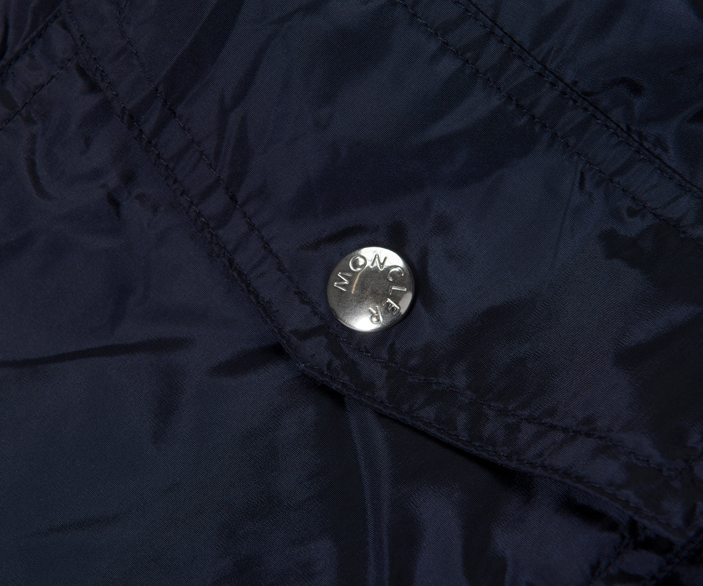 Moncler Large Side Stripe Swim Shorts Navy