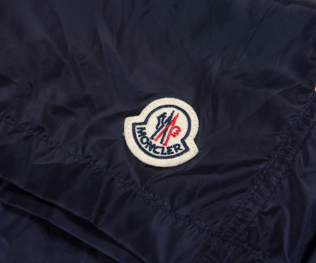 Moncler Large Side Stripe Swim Shorts Navy