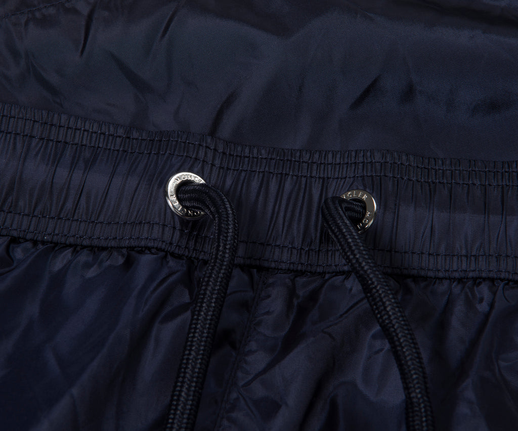 Moncler Large Side Stripe Swim Shorts Navy