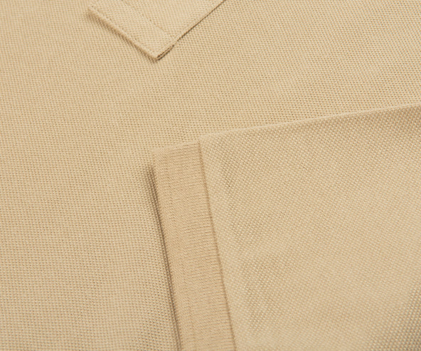 Polo Ralph Lauren Khaki Stretch Mesh Slim Fit Polo