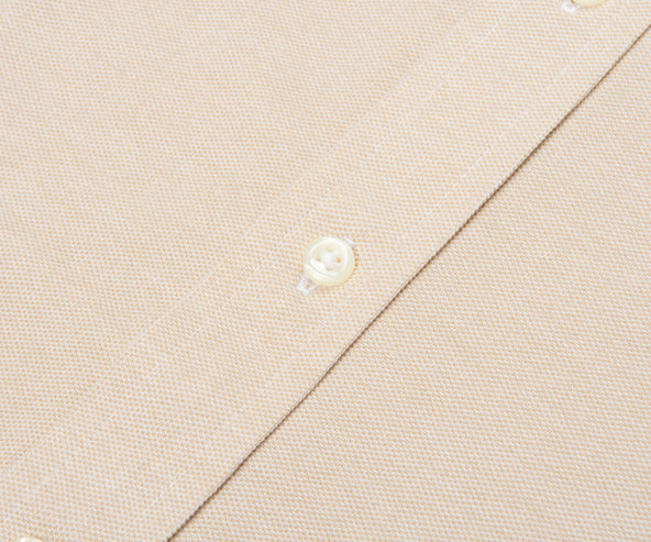Polo Ralph Lauren Beige Knit Oxford Shirt