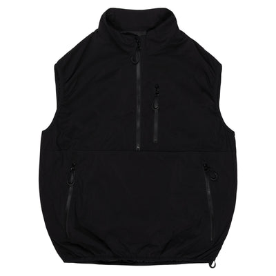 Comme Des Garcons 1/2 Zip Gilet Black