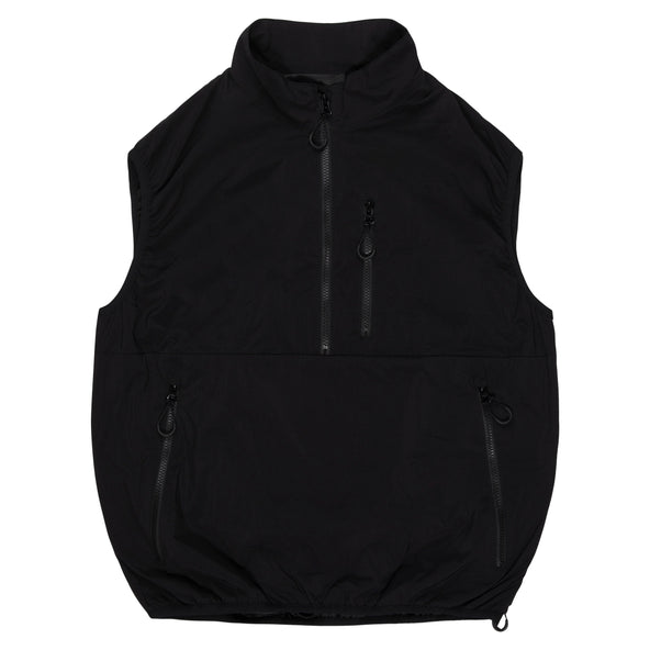 Comme Des Garcons 1/2 Zip Gilet Black