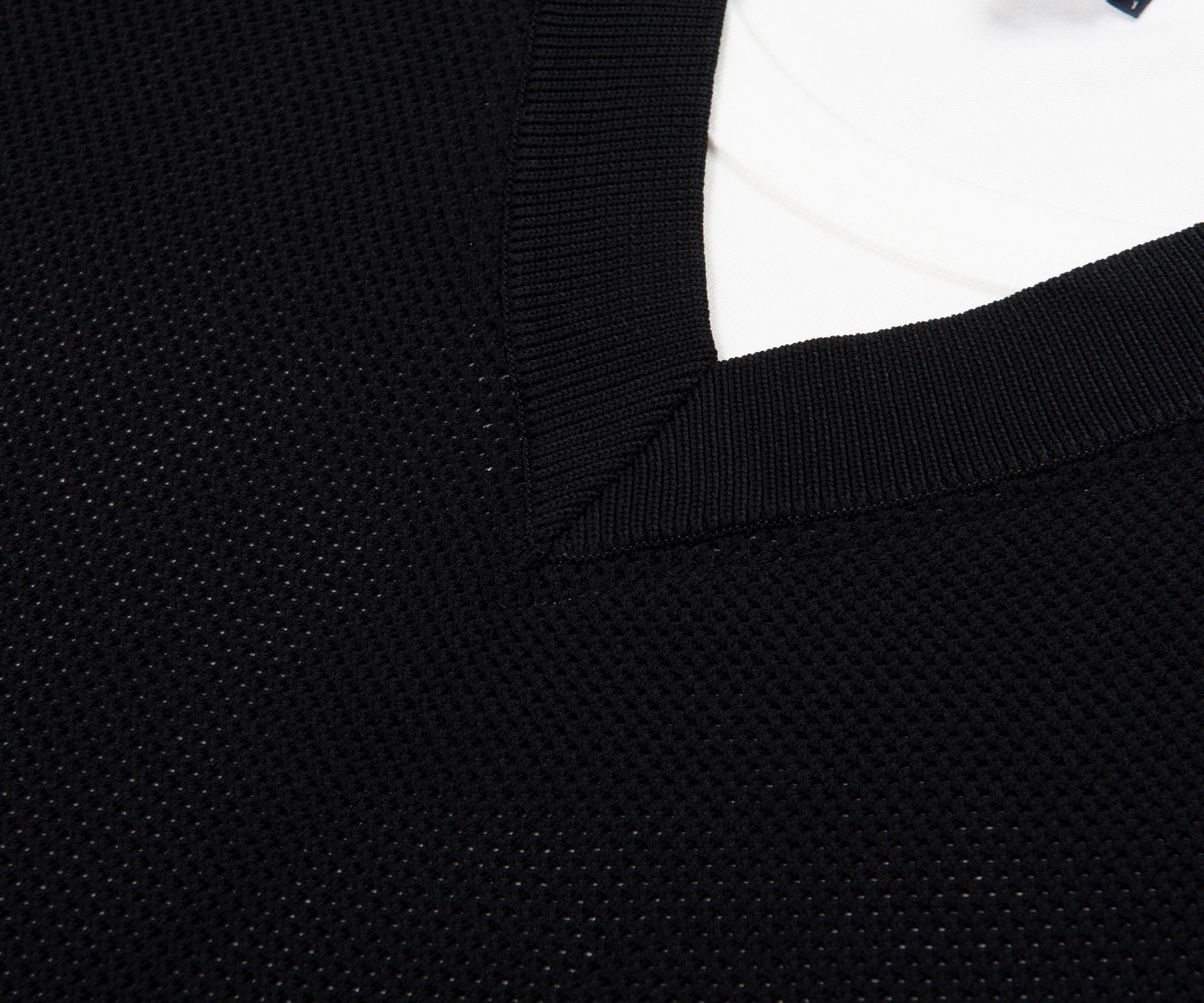 Comme Des Garcons V-Neck Vest T-Shirt Black/White