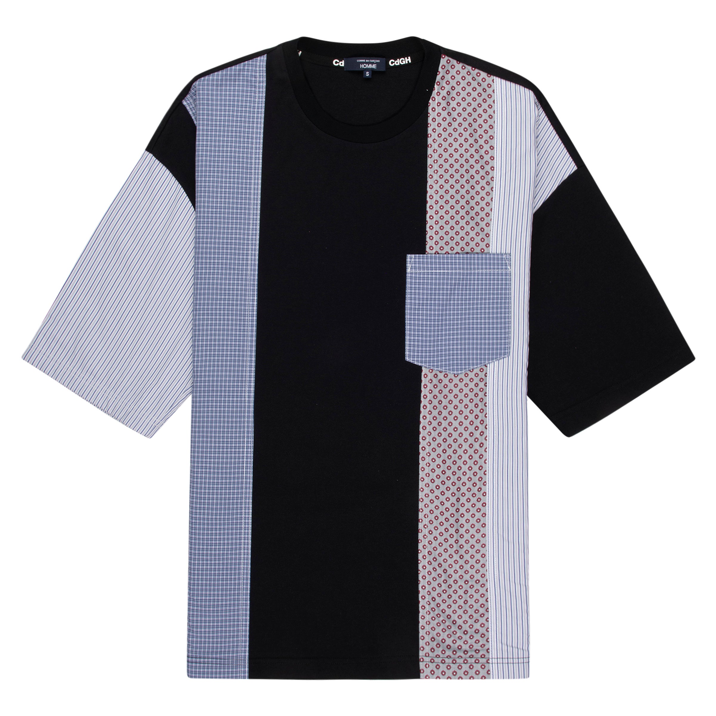 Comme Des Garcons Patchwork Oversized T-Shirt Black/Multi