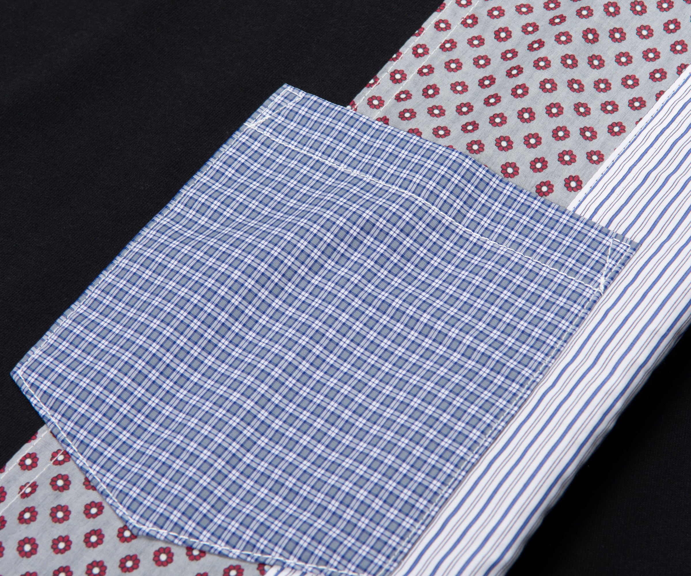 Comme Des Garcons Patchwork Oversized T-Shirt Black/Multi