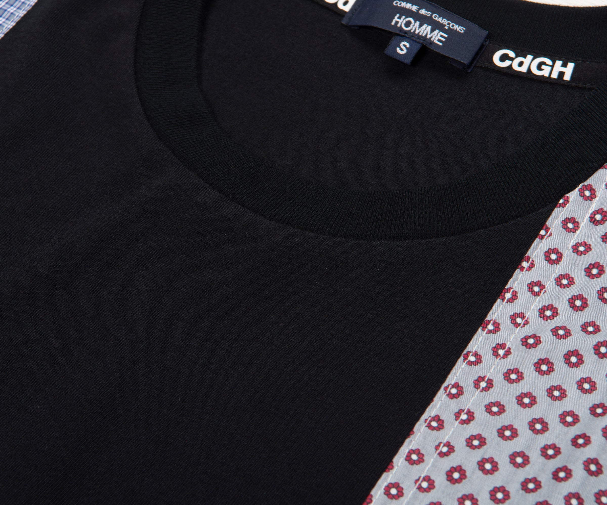 Comme Des Garcons Patchwork Oversized T-Shirt Black/Multi