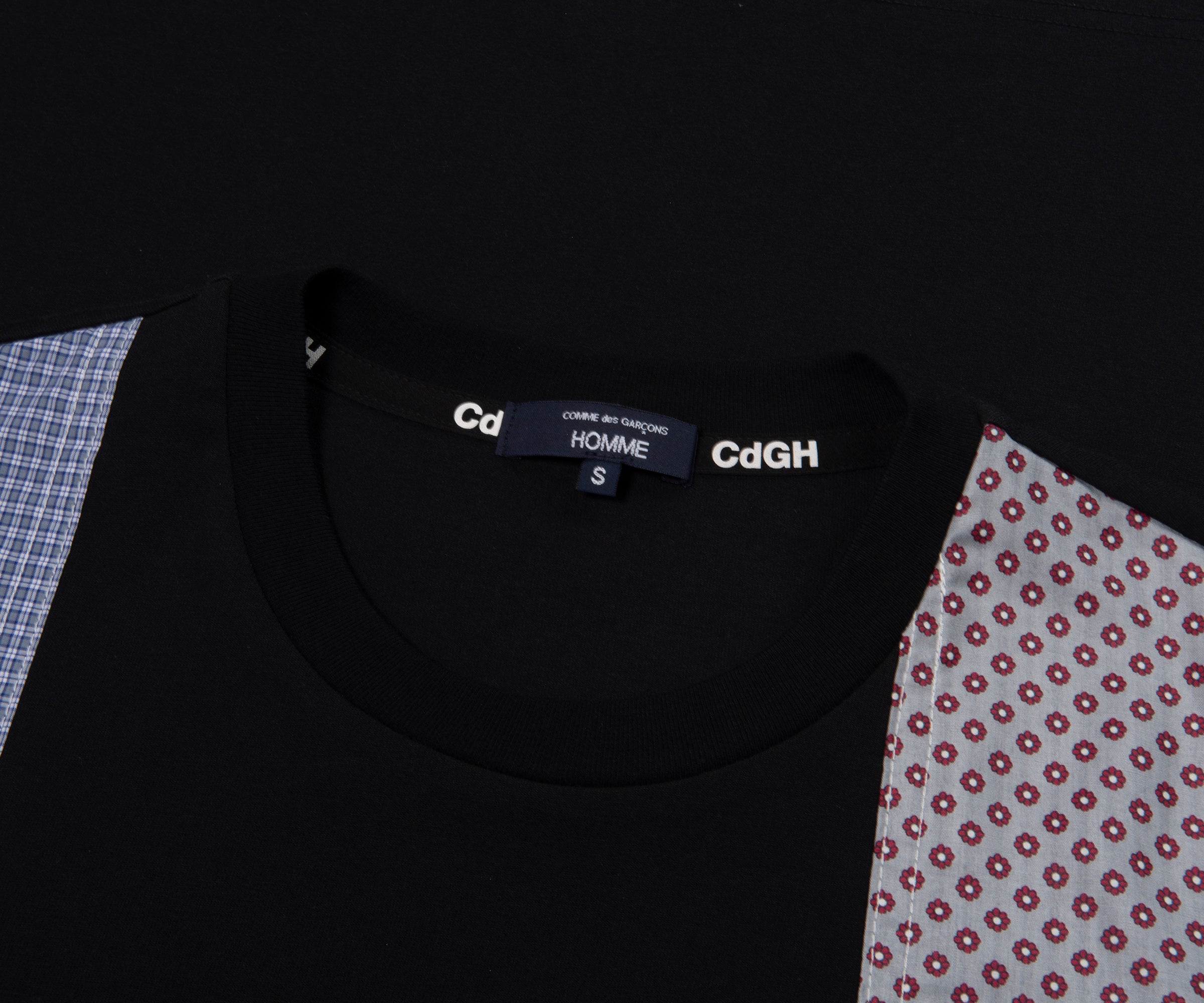 Comme Des Garcons Patchwork Oversized T-Shirt Black/Multi