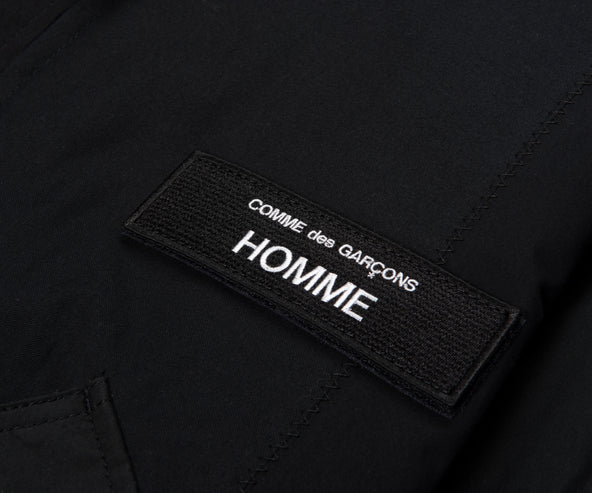 Comme Des Garcons Patchwork Bomber Jacket Black