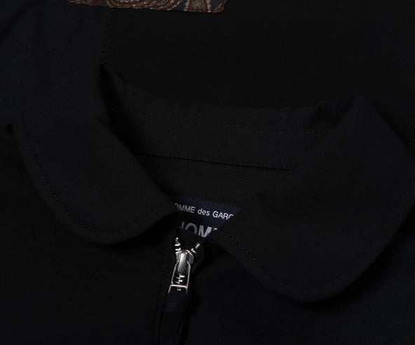 Comme Des Garcons Patchwork Bomber Jacket Black