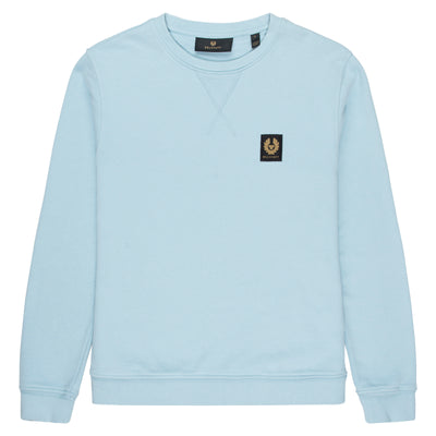 Belstaff Crew Neck Sweatshirt Skyline Blue