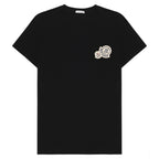 Moncler Black Double Patch Logo T-Shirt