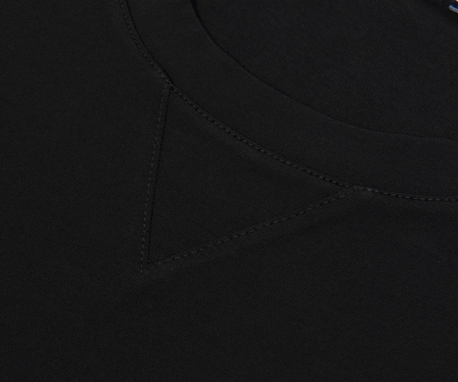 Moncler Black Double Patch Logo T-Shirt