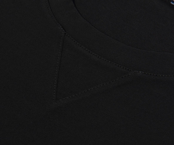 Moncler Black Double Patch Logo T-Shirt