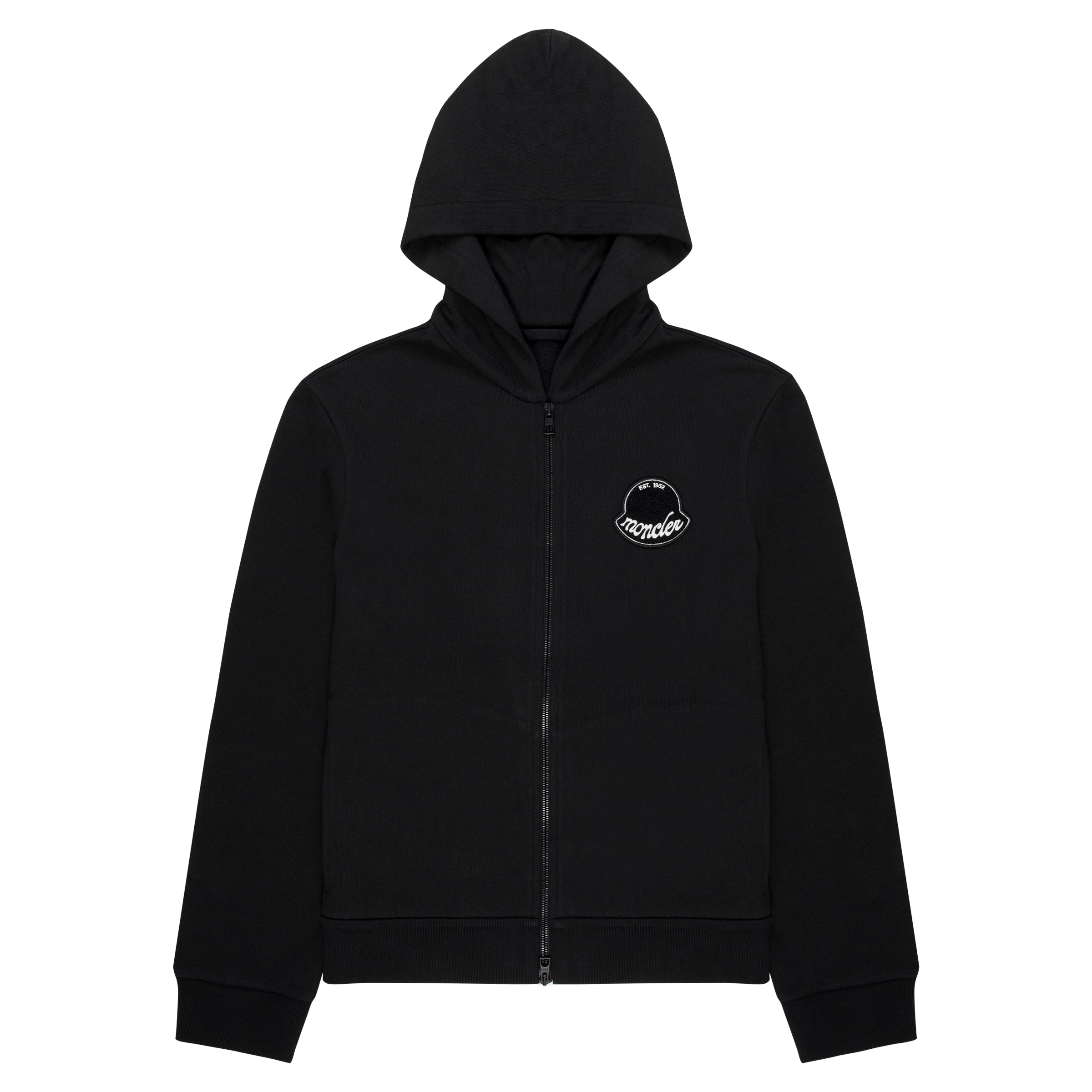 MONCLER ブラック パーカー 国内即発】MONCLER パーカー フーディー 【返品・交換 無料】 (MONCLER