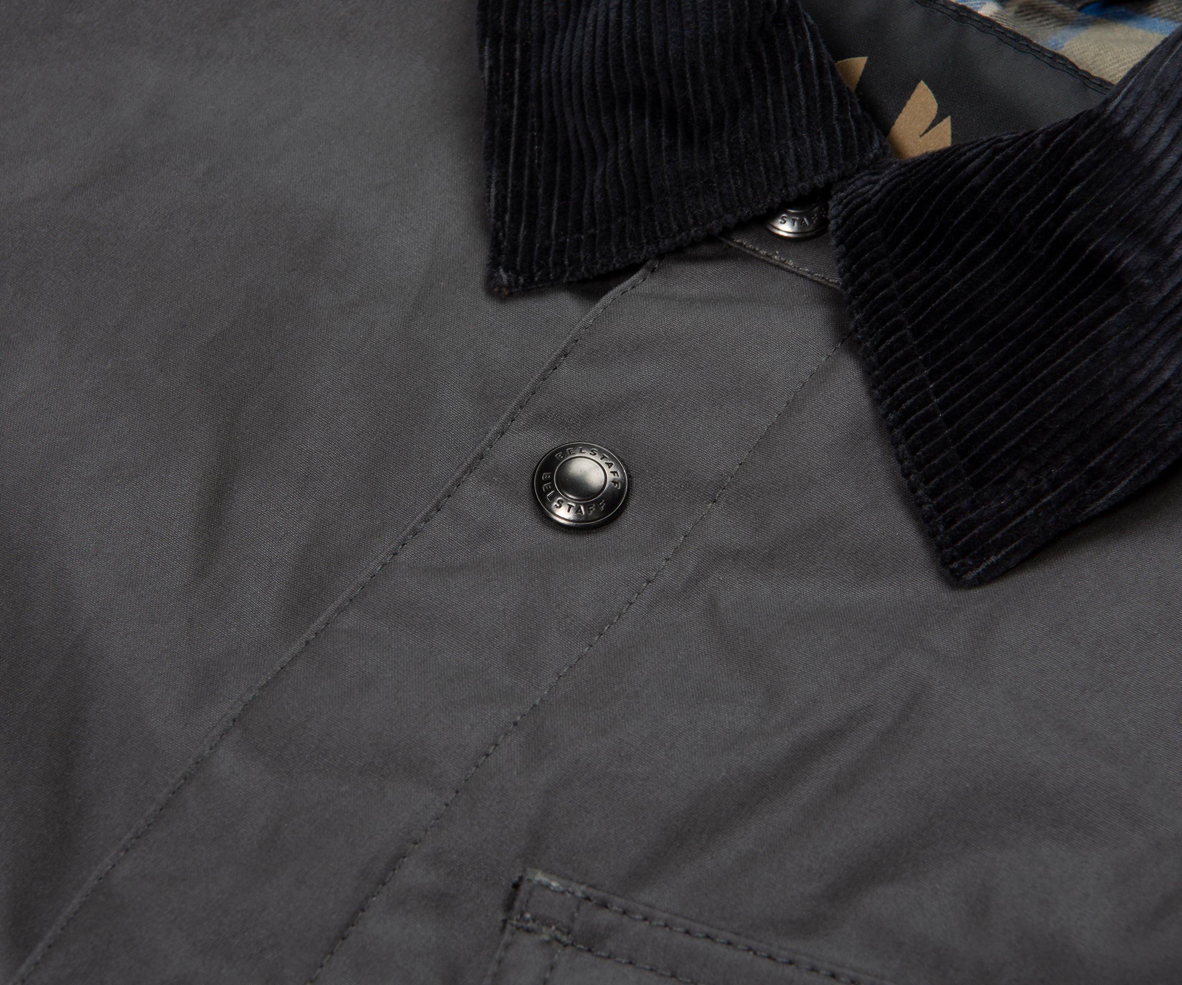 Belstaff Tornado Grey Ground Wax Jacket