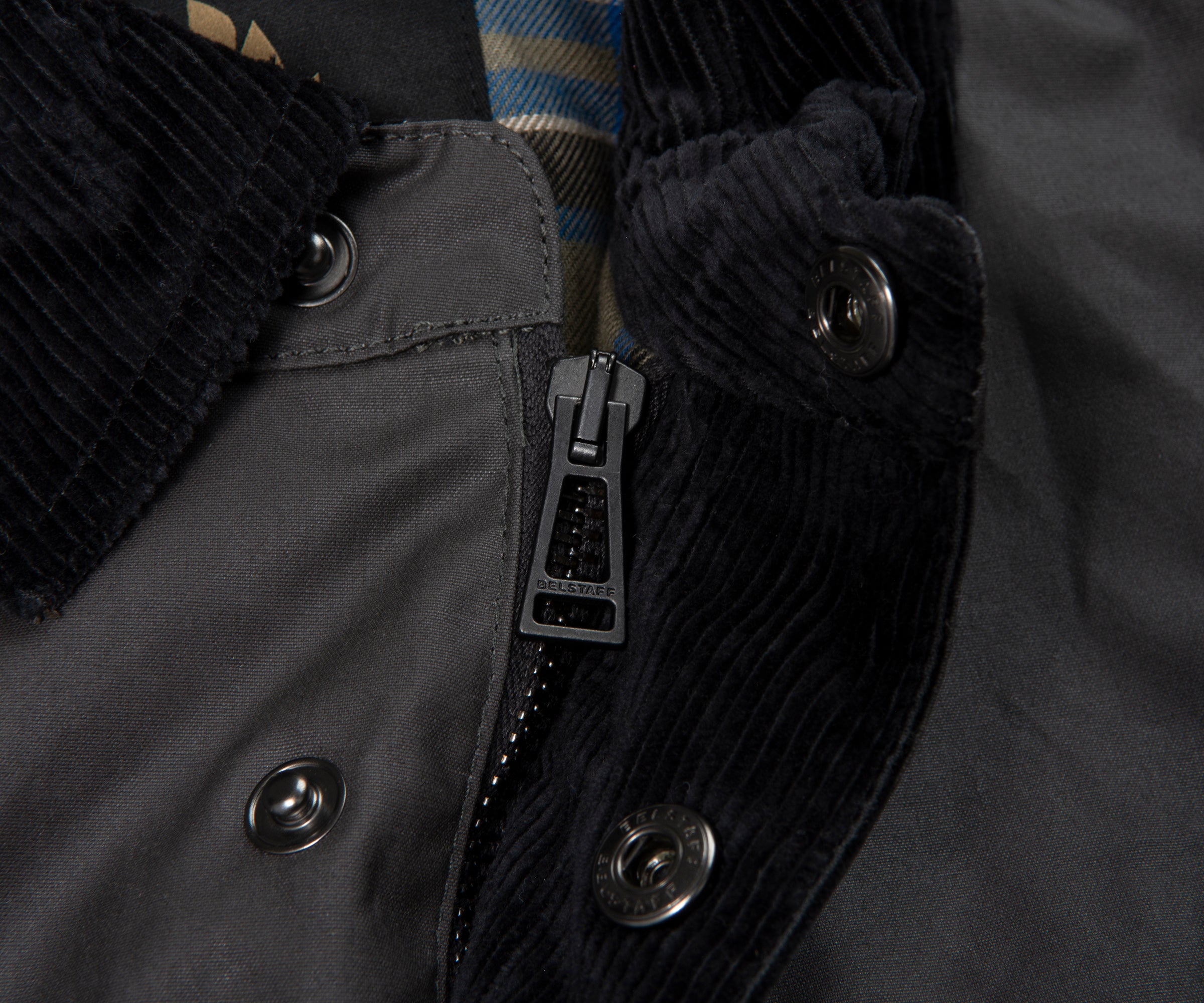 Belstaff Tornado Grey Ground Wax Jacket