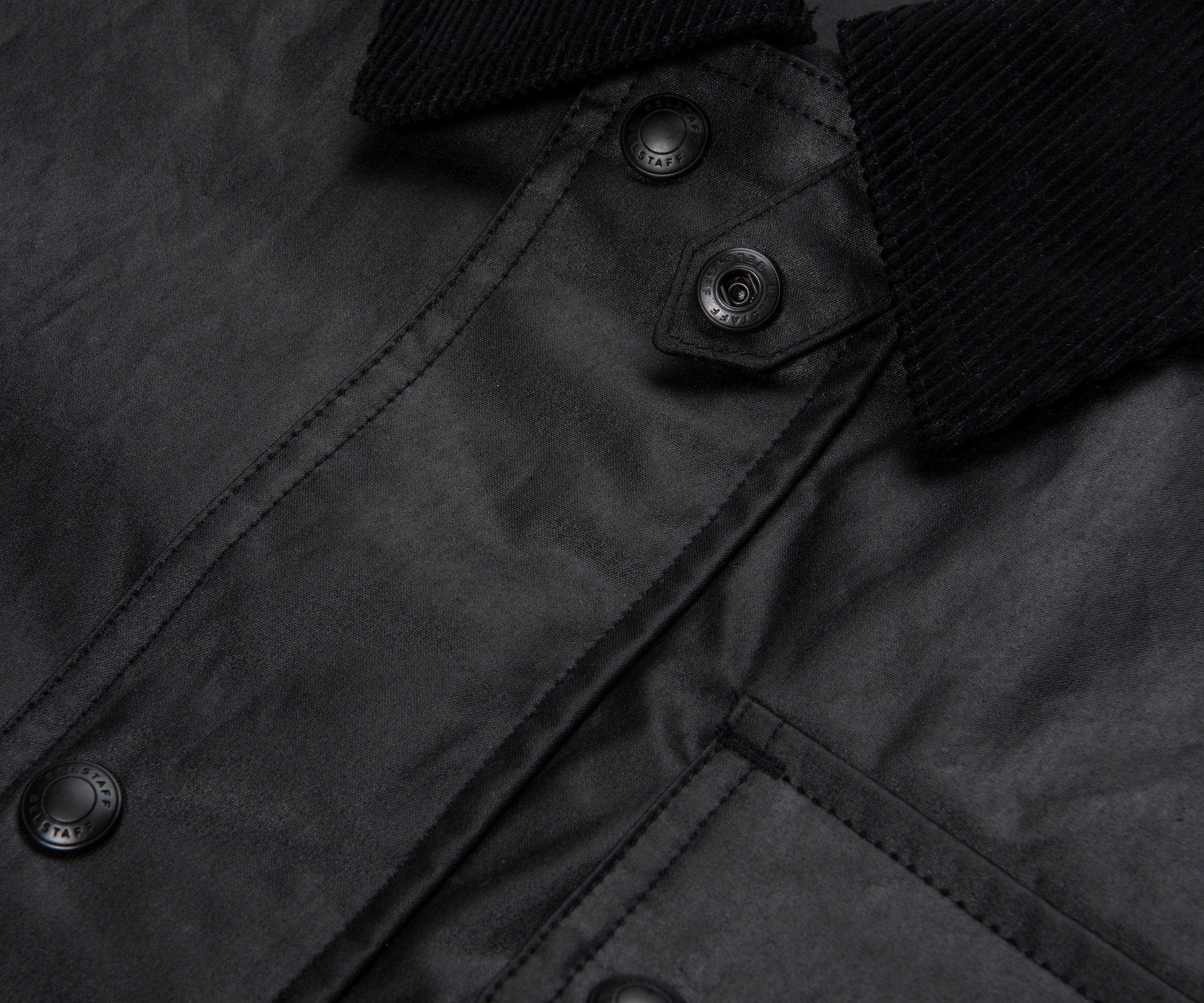 Belstaff Black Incline Wax Jacket
