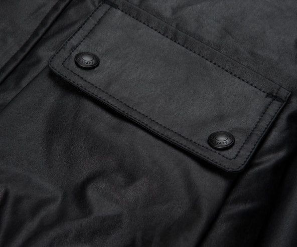 Belstaff Black Incline Wax Jacket