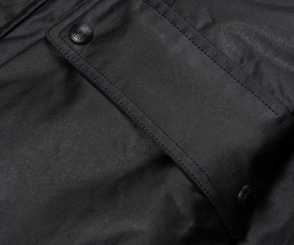 Belstaff Black Incline Wax Jacket