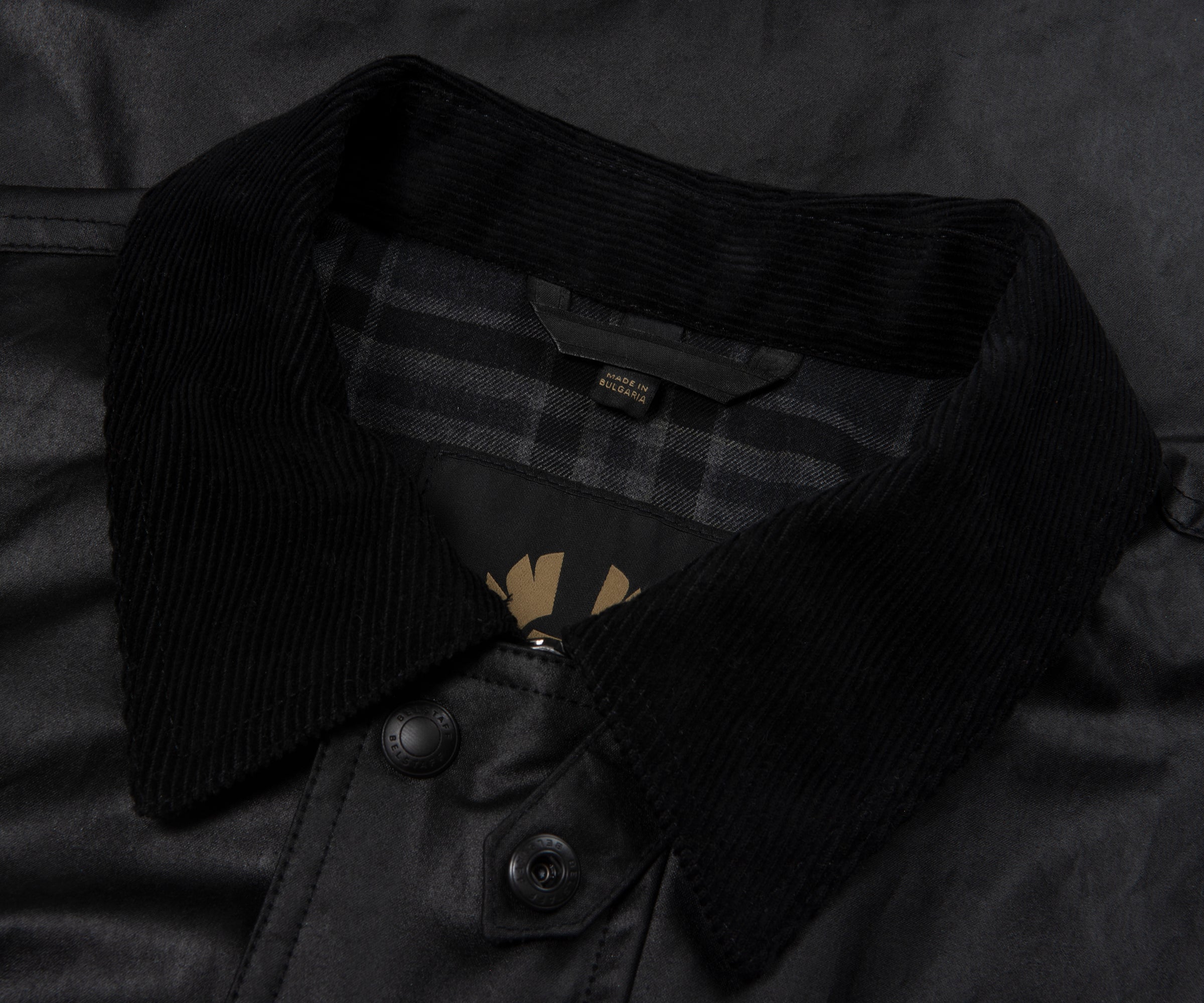 Belstaff Black Incline Wax Jacket