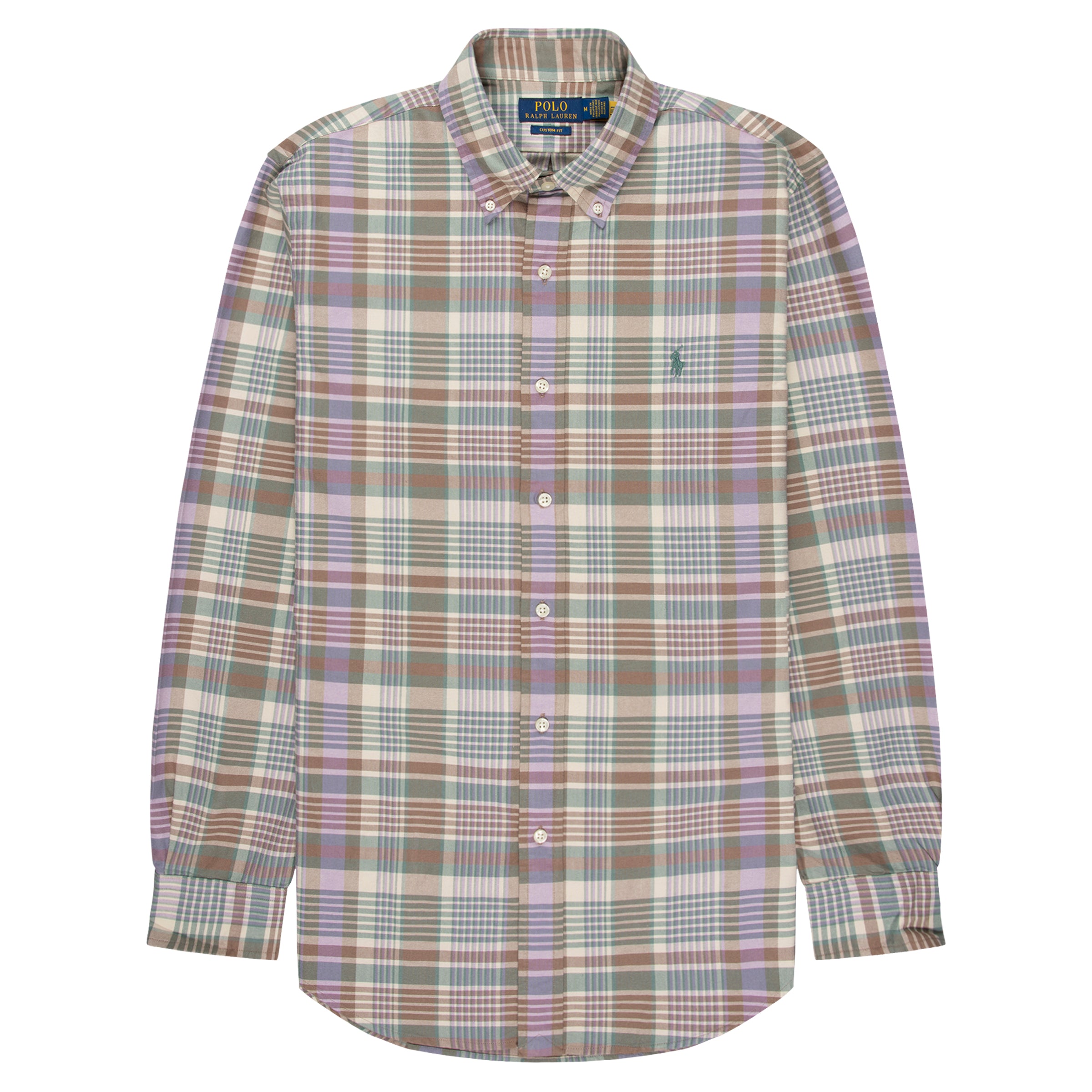 Ralph Lauren Green Multi Check Custom Fit Shirt