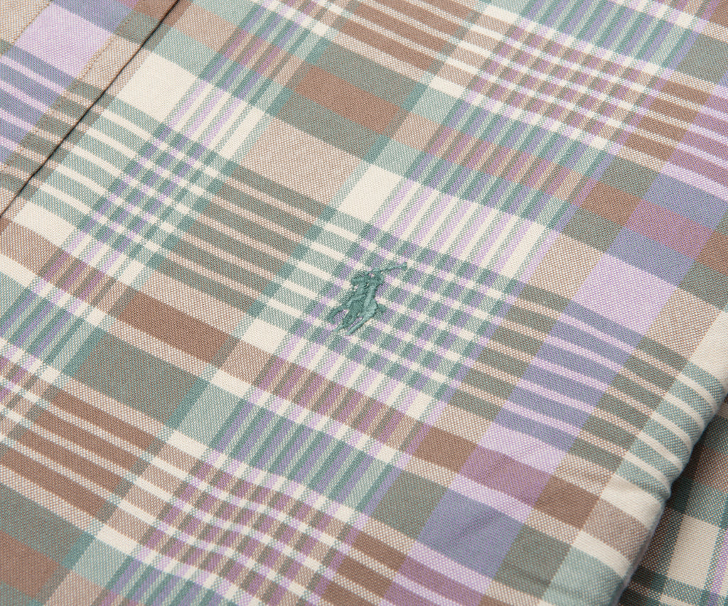 Ralph Lauren Green Multi Check Custom Fit Shirt