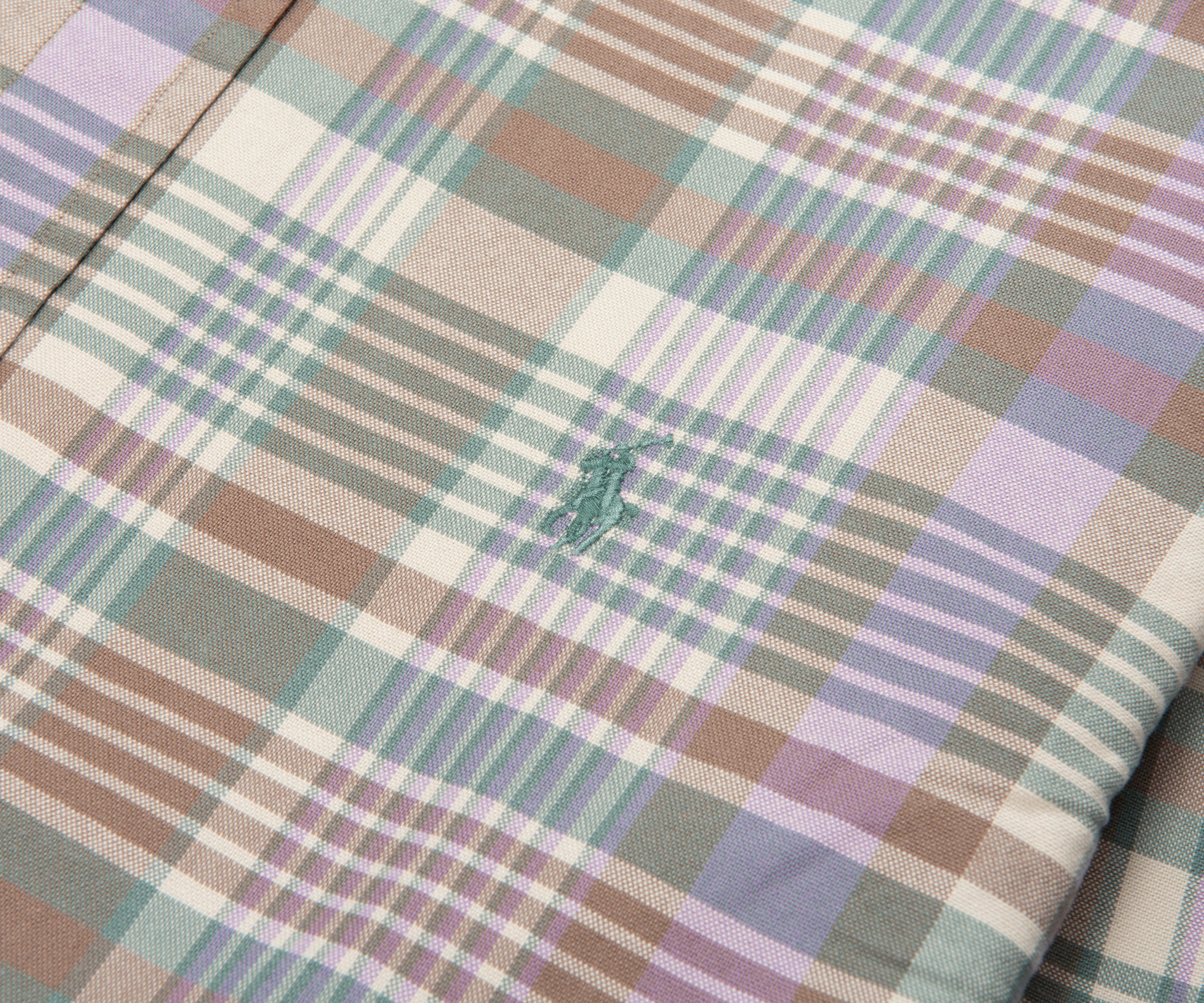 Ralph Lauren Green Multi Check Custom Fit Shirt