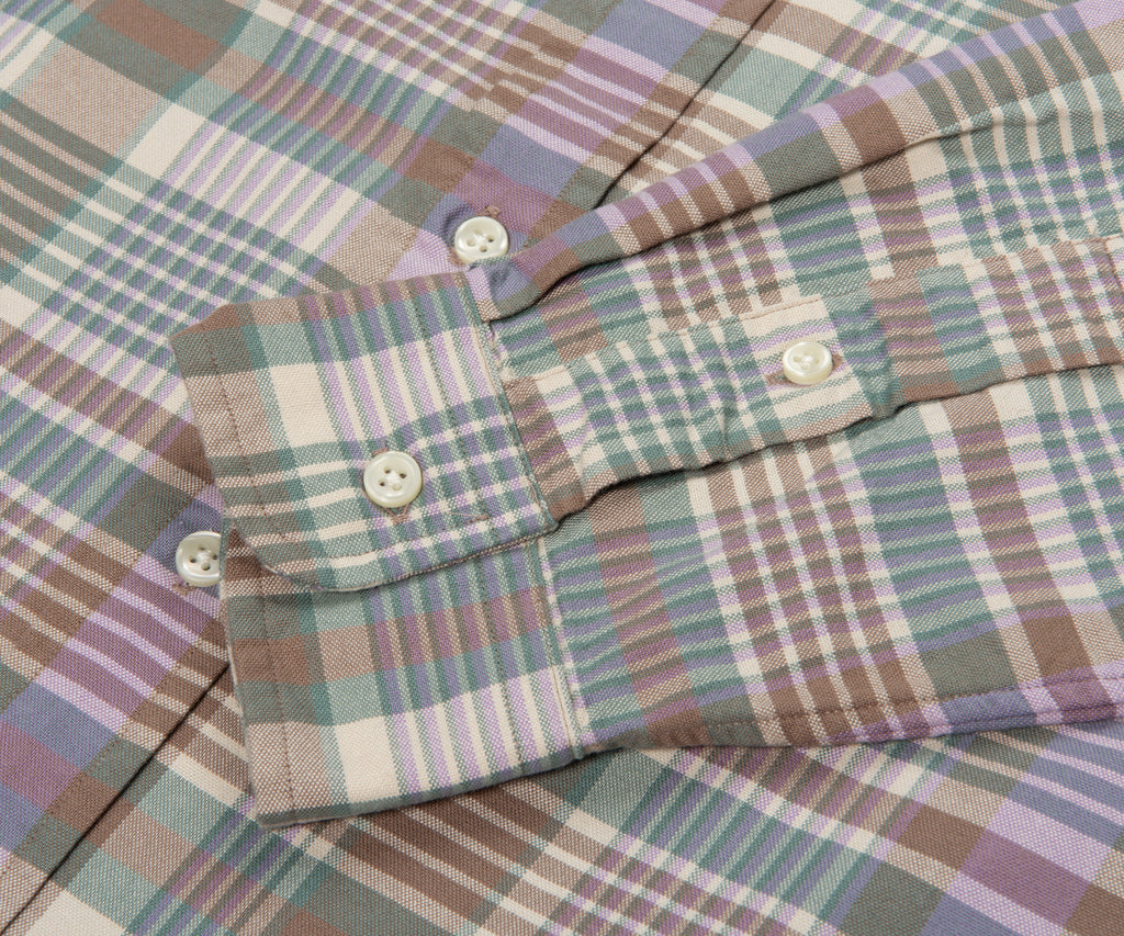 Ralph Lauren Green Multi Check Custom Fit Shirt
